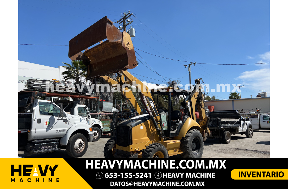 Maquinaria Pesada Retroexcavadora 2009 Cat 420 E